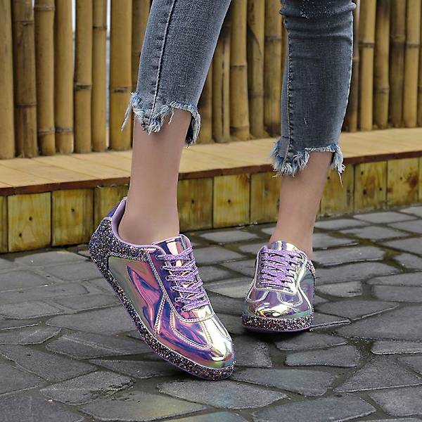 Damsneakers Andas skateboardskor Löparskor 1811 Purple 41