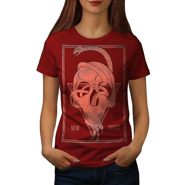 Skull New Order Fashion Women T-shirt S