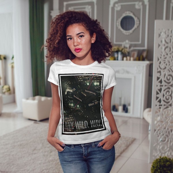 Any Wild Way City Women T-shirt 3XL