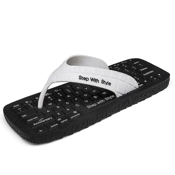 Strandskor för män Outdoor Damsandaler Water Mock Slippers C24 BlackWhite 42