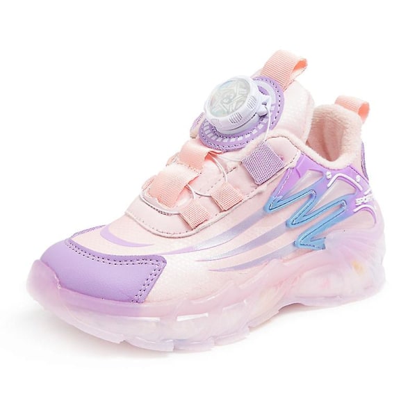 Barn Pojkar Flickor Sneakers Löparskor som andas Mode Sportskor 2Ks999 Pink 37