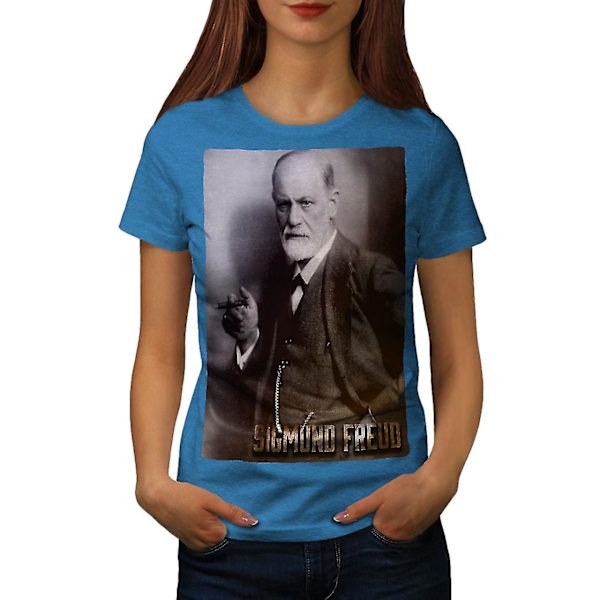 Sigmund Freud Royal Bluet-skjorta för kvinnor M