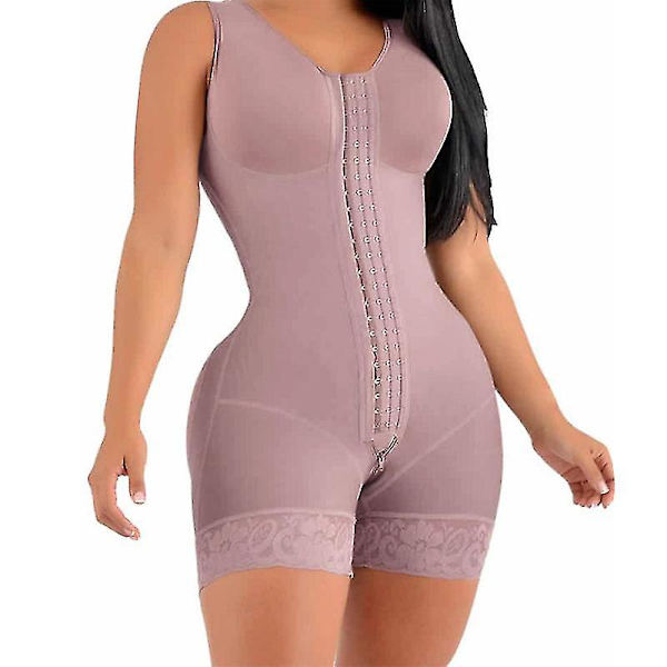 Lequeen Fajas Colombianas Efter operation Shapewear Kompression Bantning Gördel Kvinna Platt Mage Spetsformare Skims Shorts Bodyshaper