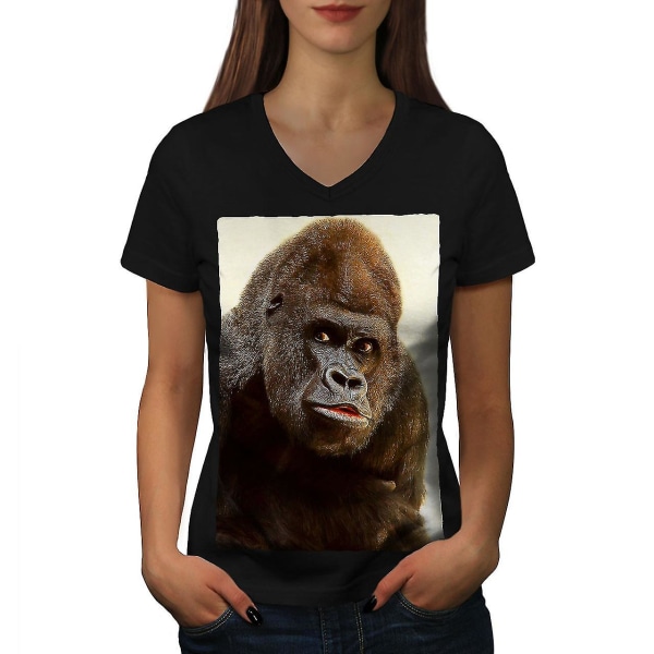 Monkey Photo Women T-shirt L