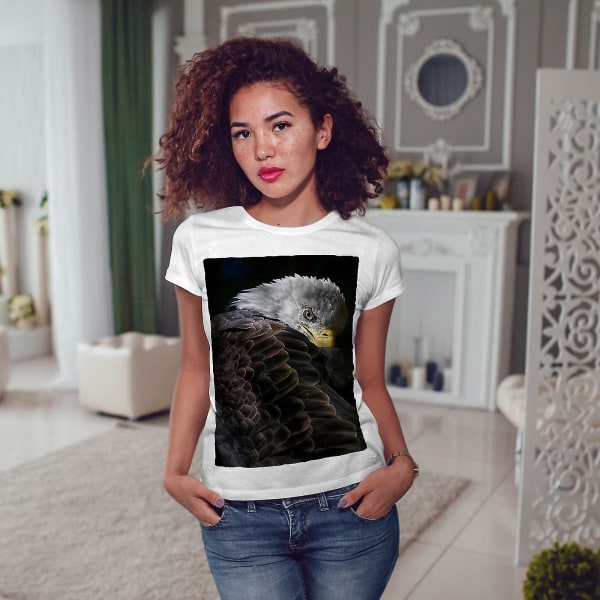 Natur Animal Eagle Bird Women T-shirt 3XL