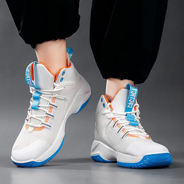 Herr Basketskor Sport Löparskor Andas Sneakers Yj776 White 40