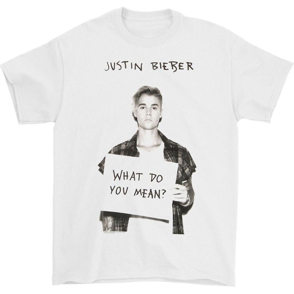 Justin Bieber Vad menar du T-shirt XL