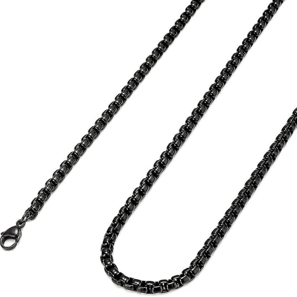 2-4 mm rostfritt stål för män Heilwiy Dam Heilwiy Halsband Rolo Cable Chain 16"-36". Gåva