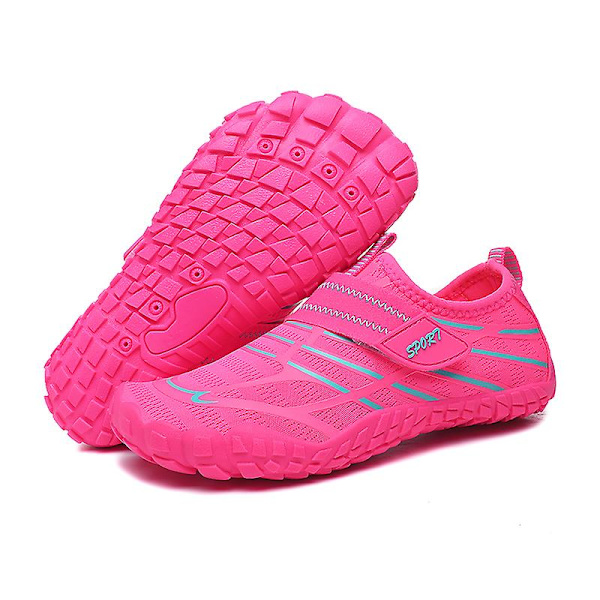 Vattenskor för barn River Walking Shoes Quick Dry River Sea Aqua Sneakers Strandskor 23 Red 31
