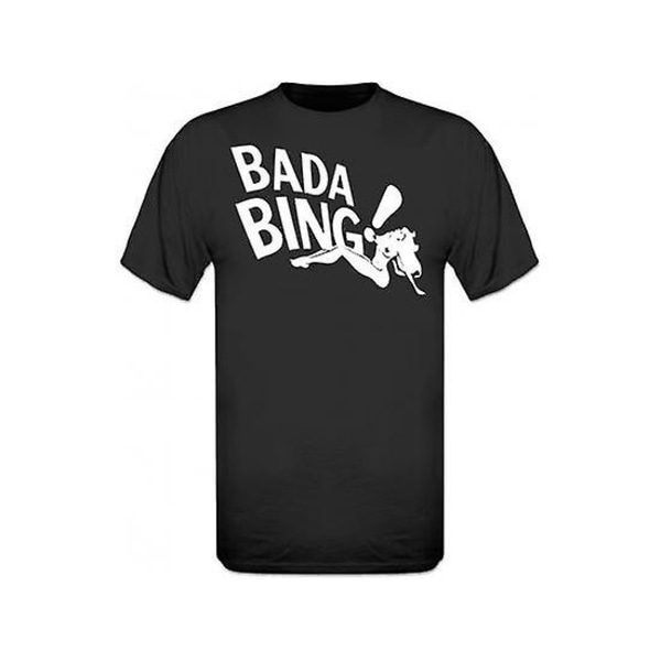 Shirtcity Sopranos Bada Bing T-shirt Svart M