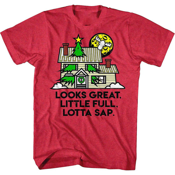 Ser bra ut Liten hel Lotta Sap Christmas Vacation T-shirt XL