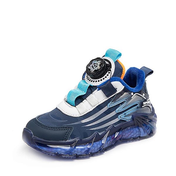 Barn Pojkar Flickor Sneakers Löparskor som andas Mode Sportskor 2Ks999 Blue 34