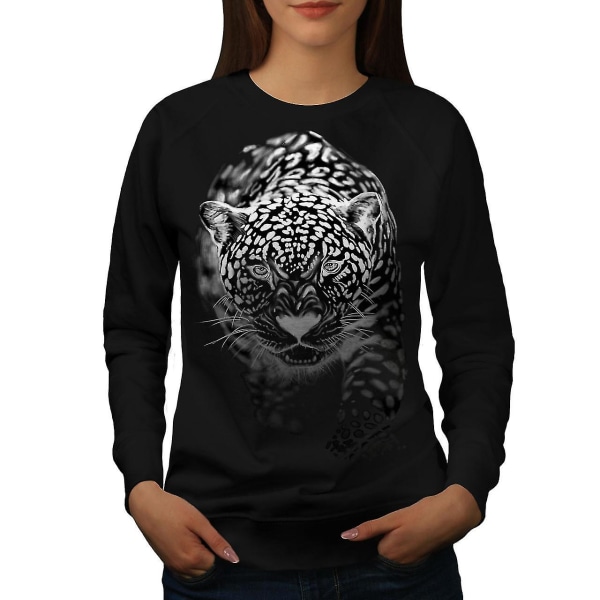 Cougar Killer Blacksweatshirt för kvinnor L