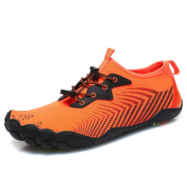 Vattenskor för män Snabbtorkande Sport Aqua Skor 3B977 Orange 39