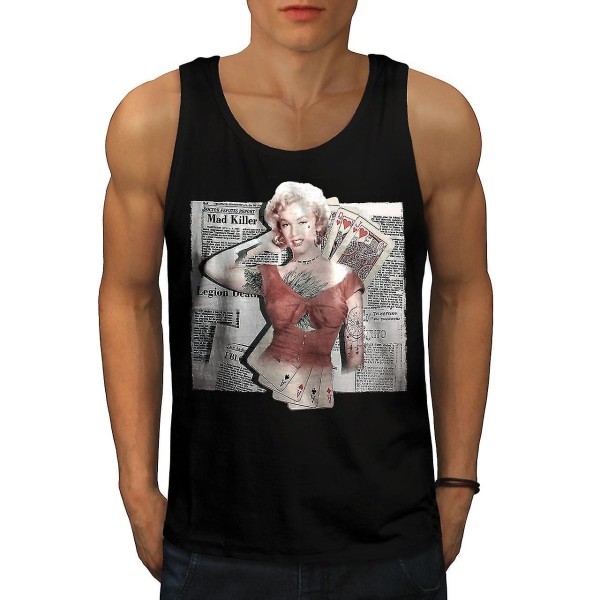 Ace Kvinna Män Blacktank Top S