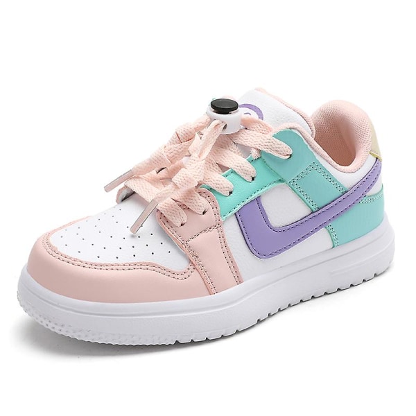 Sneakers för barn Mode löparskor Barn Sportskor som andas Yj579 PinkPurple 36