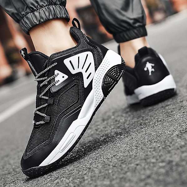 Basketskor för män Andas Sneakers Löparskor 3A736 Black 41