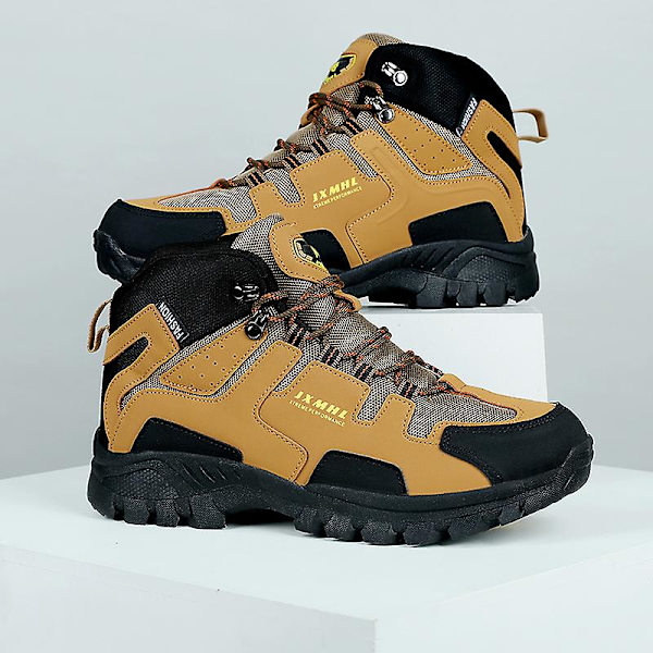 Vandringsskor för herr Andas Sneakers Halkfria utomhusskor 2107 Brown 44