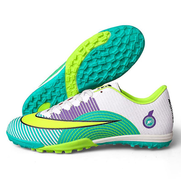 Fotbollsskor för herr, halkfria fotbollsskor, Gräs Fotbollssneakers Yj1212A Green 44