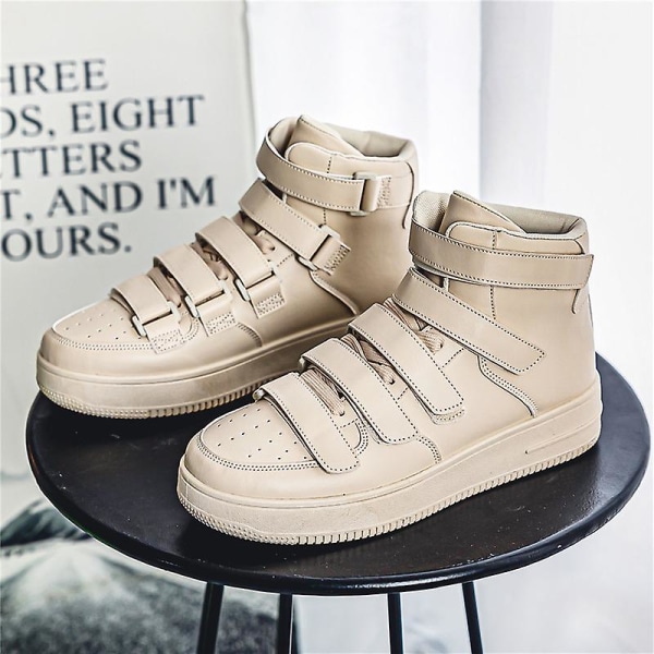 Herrsneakers Andas Dam Skateboarding Skor Löparskor K021 Beige 39