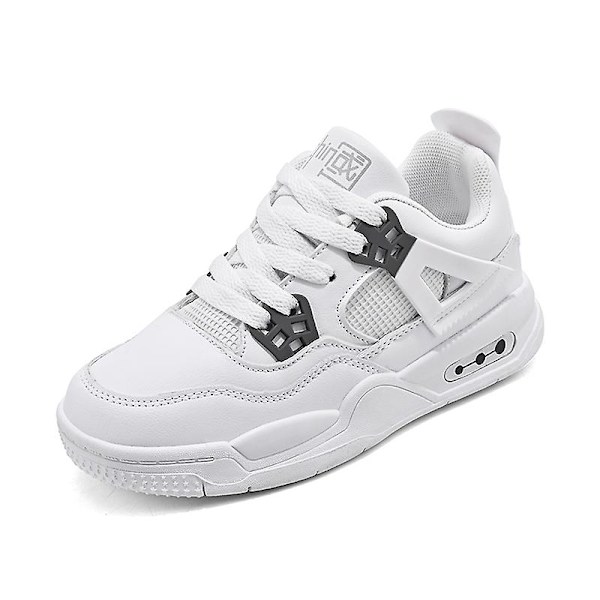 Barn Sneakers Andas Pojkar Flickor Skateboard Skor Löparskor Yj999 White 34