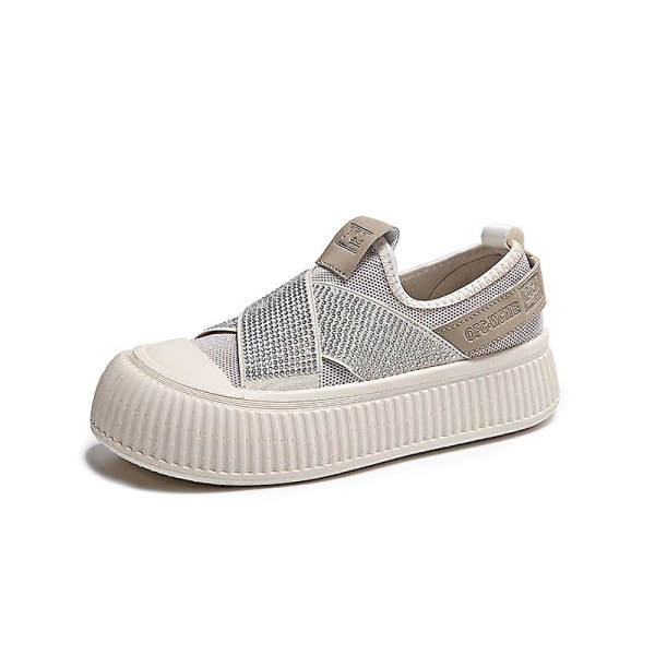 Damsneakers Andas löparskor Mode Sportskor 6916 Beige 35