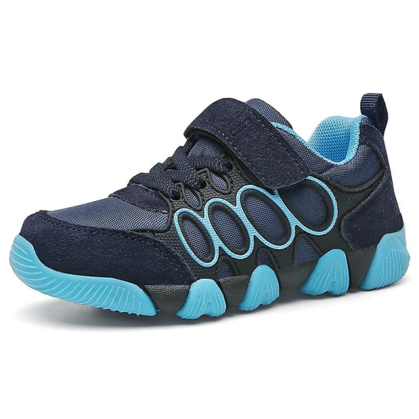 Sneakers för barn Andas löparskor Mode Sportskor för pojkar Flickor 3A1005 Blue 34