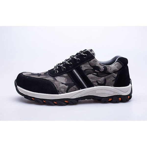 Sneakers för män Andas lätta ståltå säkerhetsarbetsskor 2D527 41