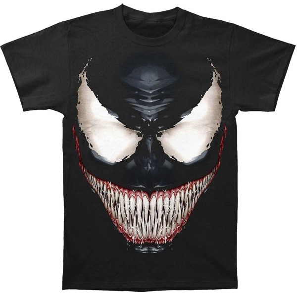Venom (Marvel Comics) Sinister Smile Subway T-shirt Black L