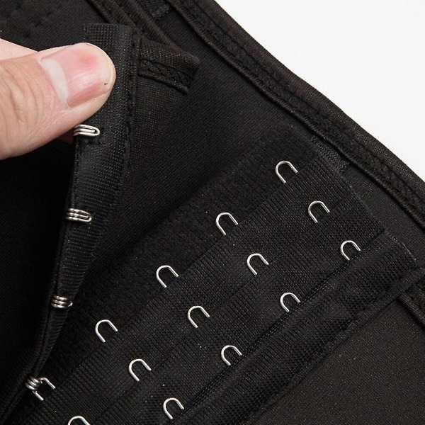 Bastu Svettbälte för viktminskning Waist trainer Court Gördel Kroppsformare Korsett Bantning Mage Slida Shapewear Dam Trimmer,grå L