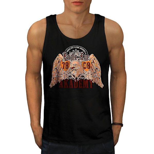 Eagle Eye Academy Men Blacktank Top | Wellcoda M