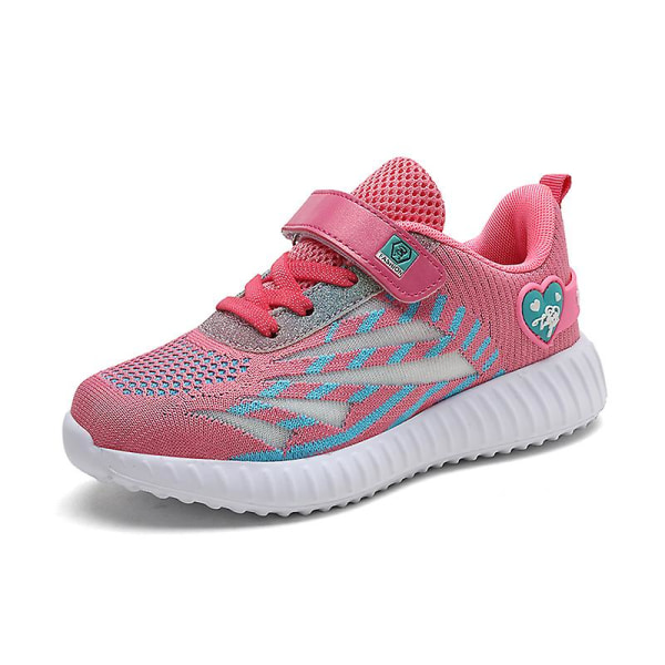 Sneakers för flickor Andas löparskor för barn Mode sportskor 3A8097 Red 29
