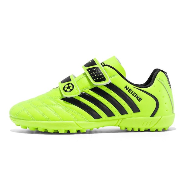 Fotbollsskor för barn Utomhussport Spikes Träning Fotbollsskor Sport Sneakers 167 Green 29