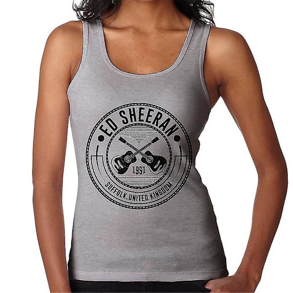 Ed Sheeran 1991 Suffolk United Kingdom Damväst XX-Large