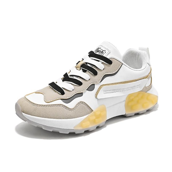 Herrsneakers Andas löparskor Mode Sportskor Casual 22B-02 White 42