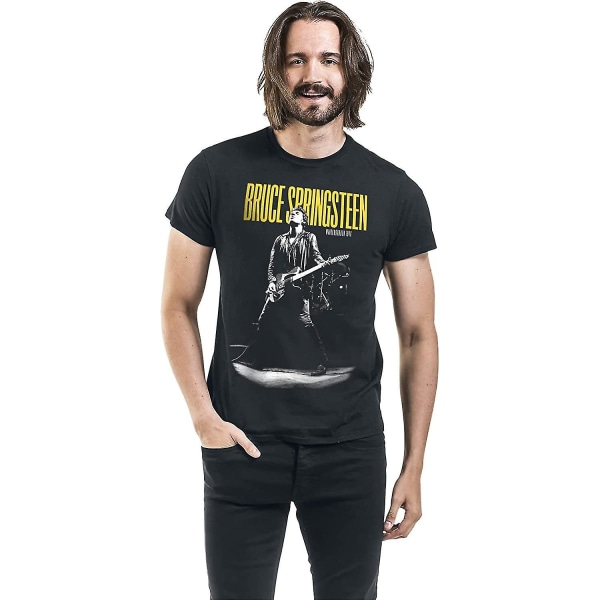 Bruce Springsteen T-shirt Winterland Ballroom Guitar Officiell Herr Svart Storlek Xxl L