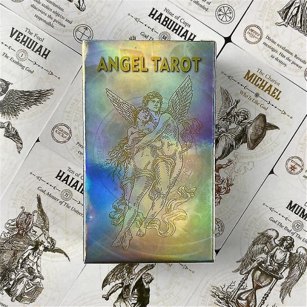 För romantik änglar Tarot Oracle-kort Partyspelkort Set för nybörjare Kortspelsdäck Oracle Board45st Ts104