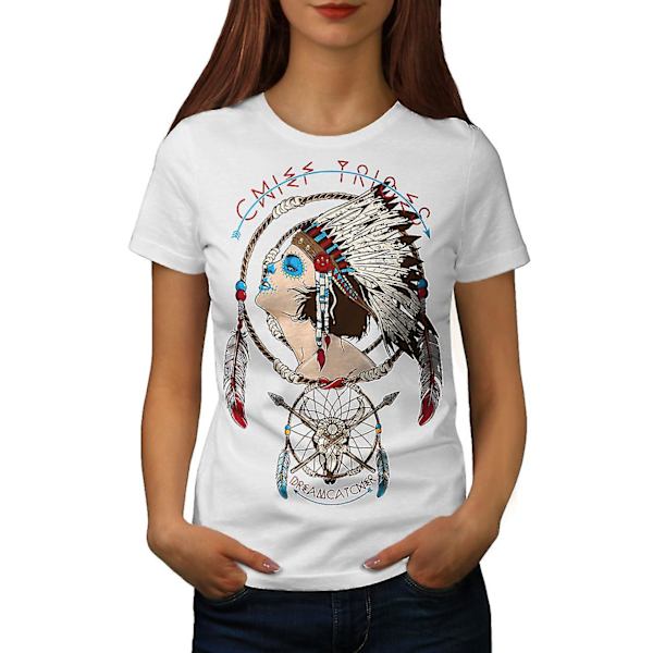 Chief Girl Art Fashion Women Whitet-shirt S