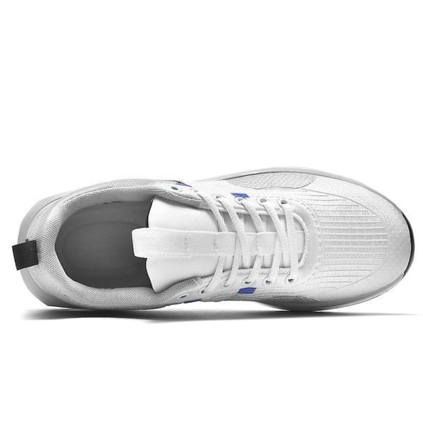 Herrskor Luftkudde Sport Löparskor Mode Sneakers 2C0510 White 40