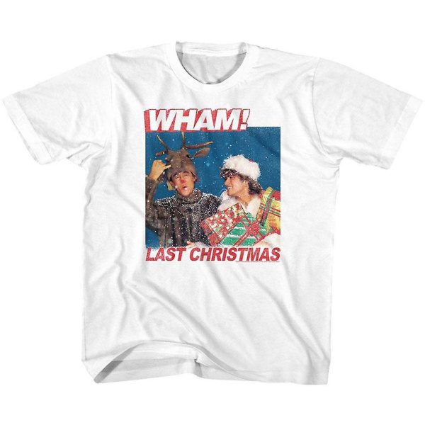 Wham Last Christmas Lyrics Youth T-shirt S