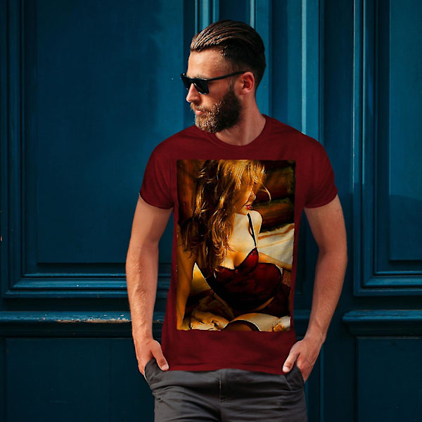 Underkläder Erotisk Girl Men T-shirt M