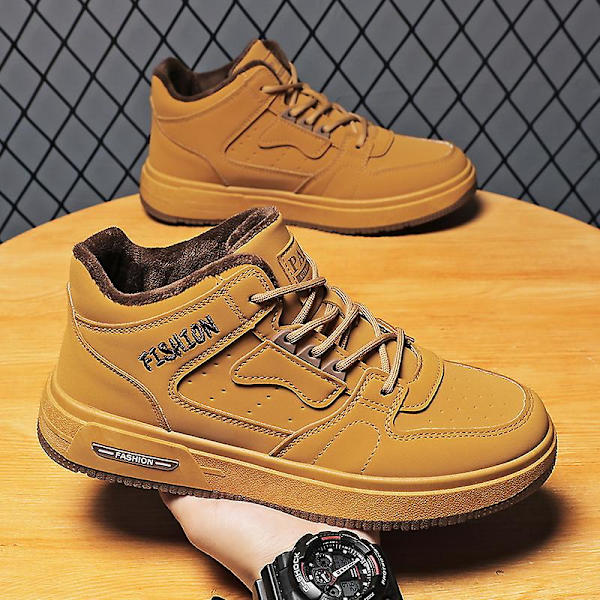 Herrsneakers Andas Skateboarding Skor Dam Löparskor 8203 Yellow 44