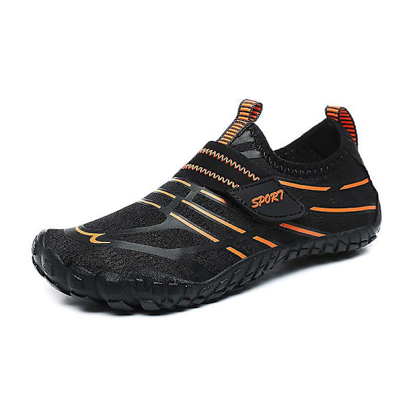 Vattenskor för barn River Walking Shoes Quick Dry River Sea Aqua Sneakers Strandskor 23 Black 34