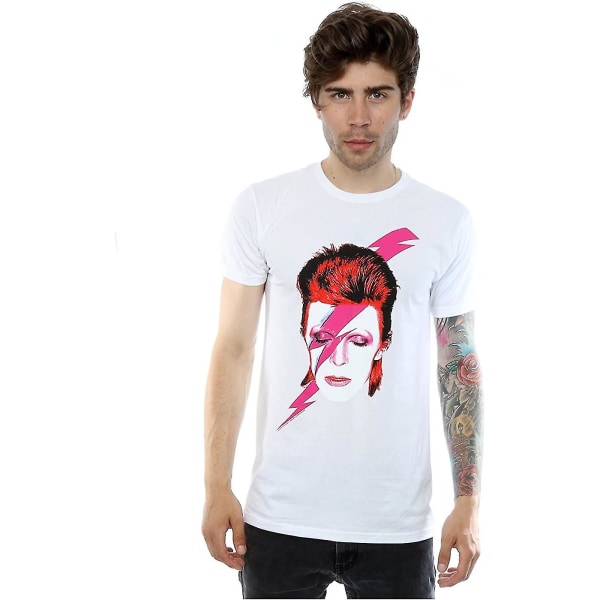 David Bowie Aladdin Sane Lightning Bolt T-shirt för män XX-Large