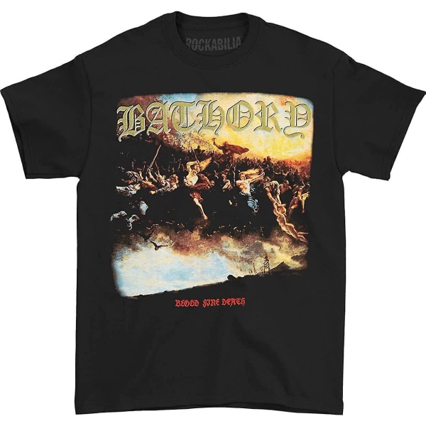 Bathory Herr Blood Fire Death T-shirt Svart S