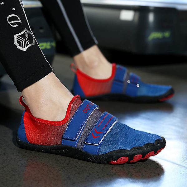 Yogaskor för kvinnor Snabbtorkande River Walking Skor Vattenskor A05 BlueRed 41