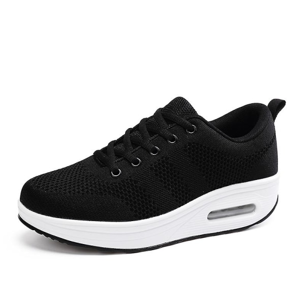 Damsneakers Andas löparskor Mode Sportskor Halkfria 2K8618 Black 35