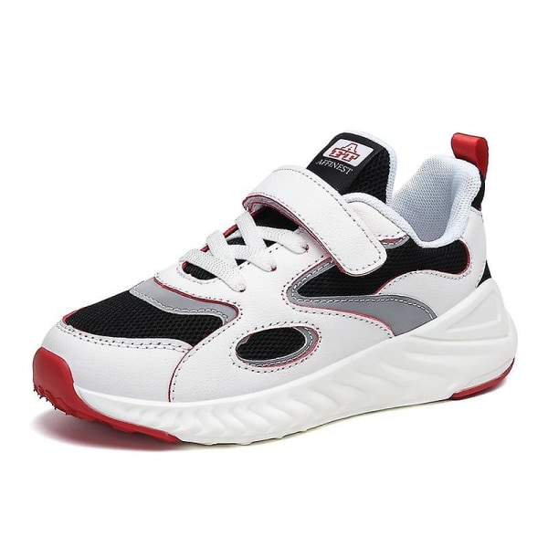 Barn Sneakers Pojkar Flickor Andas löparskor Mode Sportskor K851 Red 33