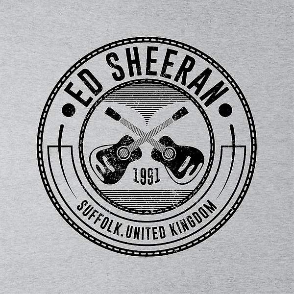 Ed Sheeran 1991 Suffolk United Kingdom Damväst X-Large