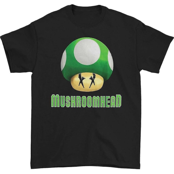 Mushroomhead Mario 1 Up Grön T-shirt M